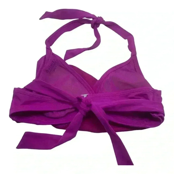 Athleta bikini top and bottom wrap halter top and full reversible bikini - Picture 3 of 9